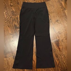 Athleta Flare Pants with Zippered Back Pockets – Size Medium